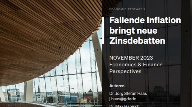 Fallende Inflation bringt neue Zinsdebatten