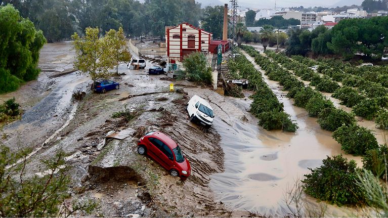 Unwetterschäden im Spanien im Oktober 2024 (© Alex Zea/Europa Press/ABACAPRESS.COM)